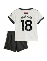 Manchester United Casemiro #18 Alternativní dres pro děti 2024-25 Krátký Rukáv (+ trenýrky)